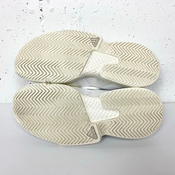 Adidas Solematch Bounce Tokyo Tennis Shoes Textile Upper Cloud White Size 8 - Picture 4 of 14